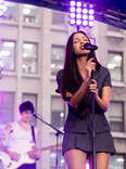 Olivia Rodrigo performs on stage on Friday September 8, 2023 in New York City. 